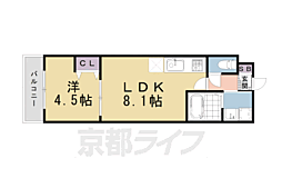 JR山陰本線 二条駅 徒歩4分 地下1階/-