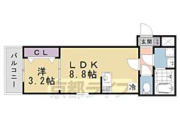 京都地下鉄東西線 東野駅 徒歩13分 2階/-