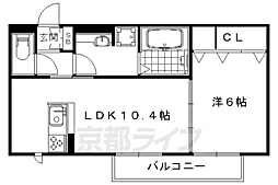 アグレアブル 1LDKの間取図画像