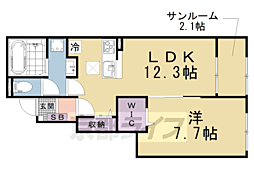 JR湖西線 堅田駅 徒歩20分 1階/-