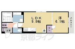 JR山陰本線 二条駅 徒歩5分 1階/-