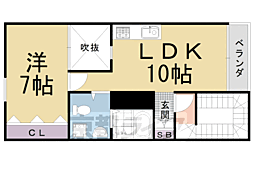 シティエイト 1LDKの間取図画像