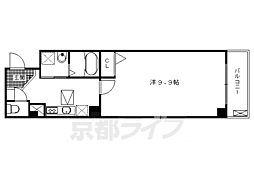 サザン京央 1Kの間取図画像