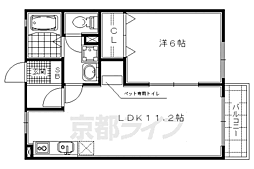 クレール北野C 1階/-