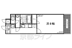 メゾンヴィーナス 1Kの間取図画像