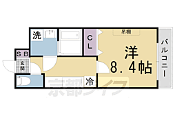 メゾン・エイム 1Kの間取図画像