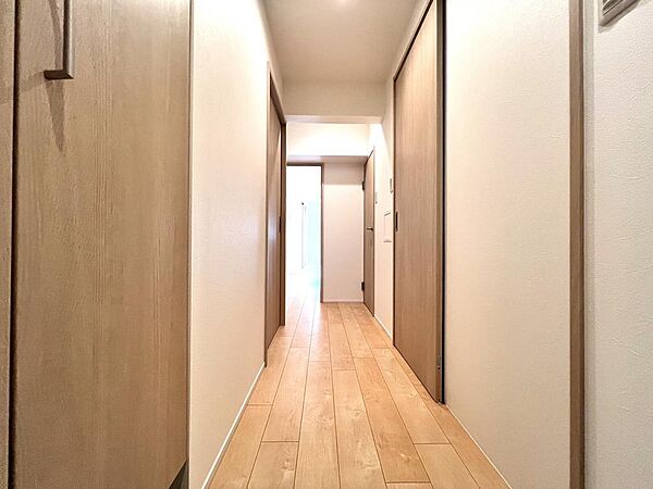 玄関からキッチンへ扉を設置しておりますので、宅配業者さんからお部屋が見える心配がありません。