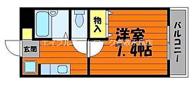 岡山県倉敷市宮前352-1（賃貸マンション1K・1階・22.50㎡） その2