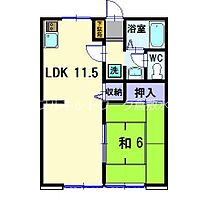 岡山県総社市門田1378（賃貸アパート1LDK・1階・40.92㎡） その2