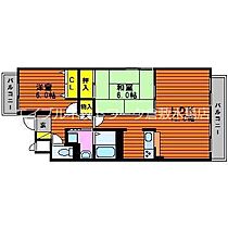 トレ・ビーチナ 302 ｜ 岡山県岡山市北区庭瀬815-2（賃貸マンション2LDK・2階・60.69㎡） その2