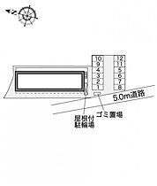 岡山県岡山市北区庭瀬1013-1（賃貸アパート1K・1階・22.35㎡） その3