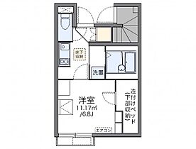 岡山県総社市中原392-5（賃貸アパート1K・1階・21.65㎡） その2