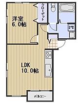 岡山県岡山市北区撫川79-5（賃貸アパート1LDK・1階・38.57㎡） その2