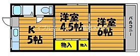 岡山県倉敷市川入790-1（賃貸アパート2K・2階・32.20㎡） その2