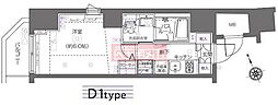 ZOOM恵比寿 1Kの間取図画像