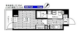 ステージグランデ新桜台 1Kの間取図画像