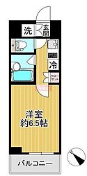 ルーブル桜台 1Kの間取図画像