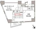 パークハビオ元麻布7階27.6万円