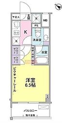 SIL西五反田 1Kの間取図画像