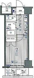 ガラ・シティ笹塚 1Kの間取図画像