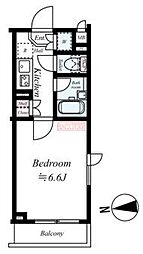 ルーブル練馬参番館 1Kの間取図画像