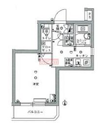 スカイコート練馬桜台 1Kの間取図画像
