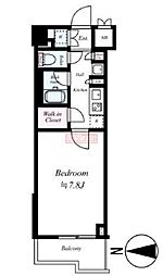 ルーブル板橋区役所前 1Kの間取図画像
