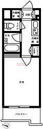 ルーブル豊島千川 1Kの間取図画像