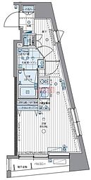 パティーナ三田台 ワンルームの間取図画像