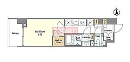 OrchidResidence渋谷富ヶ谷 1Kの間取図画像
