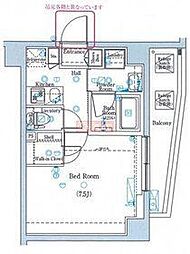 dips上板橋 1Kの間取図画像