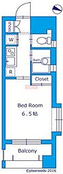 ミリオン大塚アヴィニティー 1Kの間取図画像