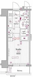 GALAGRANDY池袋 1Kの間取図画像