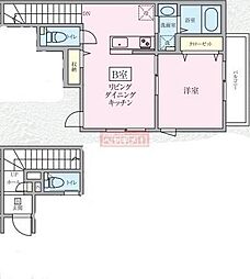 Flourishときわ台 1LDKの間取図画像