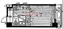 プレール大塚北 1Kの間取図画像