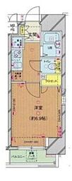 菱和パレス護国寺駅前 1Kの間取図画像