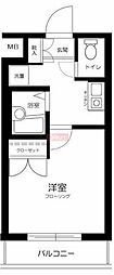 ヴェルト池袋 1Kの間取図画像