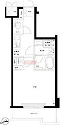 ルーブル板橋東新町弐番館 9階1Kの間取り