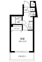 スカイコート新宿落合南長崎駅前 2階1Kの間取り