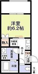 Ｈａｌｅ　Ｌａｕｌｅ’ａ 3階1Kの間取り