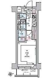 リヴシティ成増ミュジオ 1Kの間取図画像