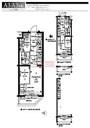 ARKMARK新宿下落合 1DKの間取図画像