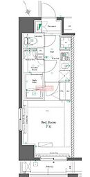 AZESTときわ台 1Kの間取図画像