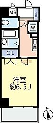 グランヴァン高田馬場 1Kの間取図画像
