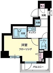 サンテミリオン目白 1Kの間取図画像
