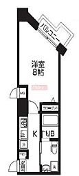 レヴィーガ練馬北町 1Kの間取図画像