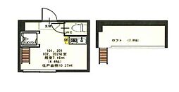 GLANZ大塚 ワンルームの間取図画像