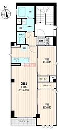 仮称プライムレジデンス 2LDKの間取図画像