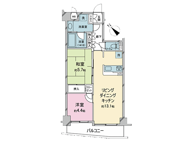 間取り 西武池袋線 東長崎駅 徒歩4分