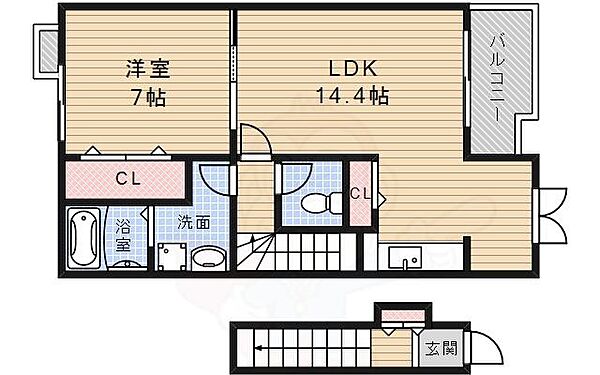 同じ建物の物件間取り写真 - ID:228047649087